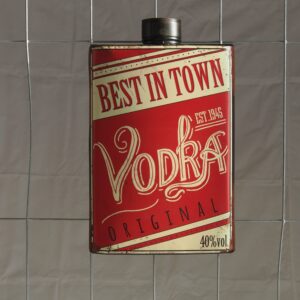 Vodka taskumattikyltti