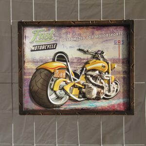 Fast Motorcycle 3D-taulu