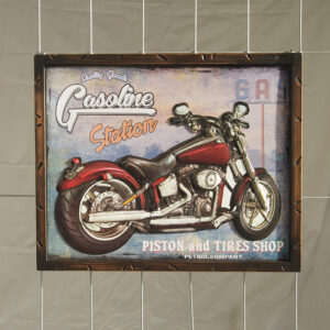 Piston and Tires Shop 3D-taulu